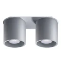 Lampa sufitowa ORBIS 2 szara plafon SL.0055 SOLLUX LIGHTING
