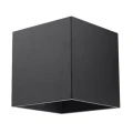 Lampa ścienna QUAD 1 czarna kinkiet SL.0057 SOLLUX LIGHTING
