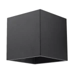 Lampa ścienna QUAD 1 czarna kinkiet SL.0057 SOLLUX LIGHTING