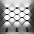 Lampa ścienna QUAD 1 czarna kinkiet SL.0057 SOLLUX LIGHTING