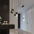 Lampa wisząca QUAD 1 czarna zwis SL.0060 SOLLUX LIGHTING