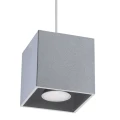 Lampa wisząca QUAD 1 szara zwis SL.0061 SOLLUX LIGHTING