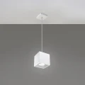 Lampa wisząca QUAD 1 biała zwis SL.0062 SOLLUX LIGHTING