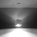 Lampa wisząca QUAD 1 biała zwis SL.0062 SOLLUX LIGHTING