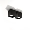 Lampa sufitowa QUAD 2 czarna plafon SL.0063 SOLLUX LIGHTING