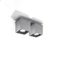 Lampa sufitowa QUAD 2 szara plafon SL.0064 SOLLUX LIGHTING