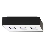 Lampa sufitowa MONO 3 czarna plafon SL.0072 SOLLUX LIGHTING