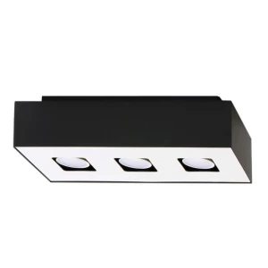 Lampa sufitowa MONO 3 czarna plafon SL.0072 SOLLUX LIGHTING