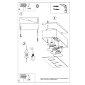 Lampa sufitowa MONO 3 czarna plafon SL.0072 SOLLUX LIGHTING