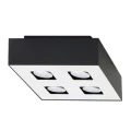 Lampa sufitowa MONO 4 czarna plafon SL.0073 SOLLUX LIGHTING
