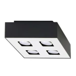 Lampa sufitowa MONO 4 czarna plafon SL.0073 SOLLUX LIGHTING