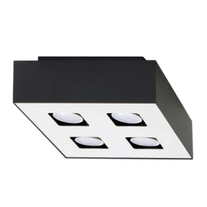 Lampa sufitowa MONO 4 czarna plafon SL.0073 SOLLUX LIGHTING