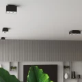 Lampa sufitowa MONO 4 czarna plafon SL.0073 SOLLUX LIGHTING