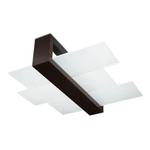 Lampa sufitowa FENIKS 2 wenge plafon SL.0074 SOLLUX LIGHTING