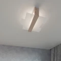 Lampa ścienna FENIKS 1 naturalne drewno kinkiet SL.0077 SOLLUX LIGHTING