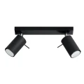 Lampa sufitowa RING 2 czarna plafon SL.0092 SOLLUX LIGHTING