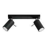Lampa sufitowa RING 2 czarna plafon SL.0092 SOLLUX LIGHTING