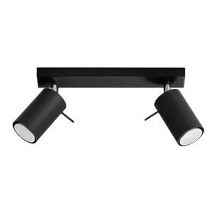Lampa sufitowa RING 2 czarna plafon SL.0092 SOLLUX LIGHTING