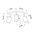 Lampa sufitowa MERIDA 4 biała plafon SL.0098 SOLLUX LIGHTING