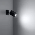 Lampa ścienna MERIDA czarna kinkiet SL.0099 SOLLUX LIGHTING