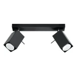 Lampa sufitowa MERIDA 2 czarna plafon SL.0100 SOLLUX LIGHTING