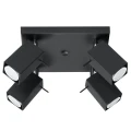 Lampa sufitowa MERIDA 4 czarna plafon SL.0102 SOLLUX LIGHTING
