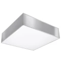 Lampa sufitowa HORUS 35 szara plafon SL.0137 SOLLUX LIGHTING