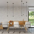 Lampa wisząca EDISON czarna zwis SL.0152 SOLLUX LIGHTING