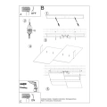 Lampa sufitowa MASSIMO chrom plafon SL.0188 SOLLUX LIGHTING