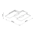 Lampa sufitowa FABIANO plafon SL.0198 SOLLUX LIGHTING
