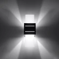 Lampa ścienna LORETO czarna kinkiet SL.0201 SOLLUX LIGHTING
