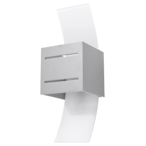 Lampa ścienna LORETO szara kinkiet SL.0202 SOLLUX LIGHTING