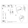 Lampa ścienna LORETO szara kinkiet SL.0202 SOLLUX LIGHTING
