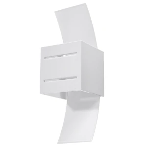 Lampa ścienna LORETO biała kinkiet SL.0203 SOLLUX LIGHTING