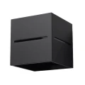Lampa ścienna LOBO czarna kinkiet SL.0204 SOLLUX LIGHTING