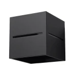 Lampa ścienna LOBO czarna kinkiet SL.0204 SOLLUX LIGHTING