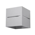 Lampa ścienna LOBO szara kinkiet SL.0205 SOLLUX LIGHTING