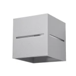 Lampa ścienna LOBO szara kinkiet SL.0205 SOLLUX LIGHTING