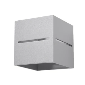 Lampa ścienna LOBO szara kinkiet SL.0205 SOLLUX LIGHTING