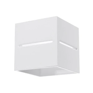 Lampa ścienna LOBO biała kinkiet SL.0206 SOLLUX LIGHTING