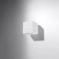 Lampa ścienna LOBO biała kinkiet SL.0206 SOLLUX LIGHTING
