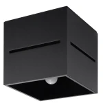 Lampa sufitowa LOBO czarna plafon SL.0207 SOLLUX LIGHTING