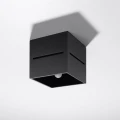 Lampa sufitowa LOBO czarna plafon SL.0207 SOLLUX LIGHTING