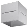 Lampa sufitowa LOBO szara plafon SL.0208 SOLLUX LIGHTING