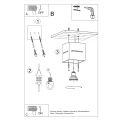 Lampa sufitowa LOBO biała plafon SL.0209 SOLLUX LIGHTING