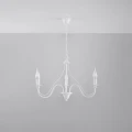 Lampa wisząca MINERWA 3 biała żyrandol SL.0213 SOLLUX LIGHTING