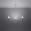 Lampa wisząca MINERWA 3 biała żyrandol SL.0213 SOLLUX LIGHTING