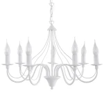 Lampa wisząca MINERWA 7 biała żyrandol SL.0215 SOLLUX LIGHTING