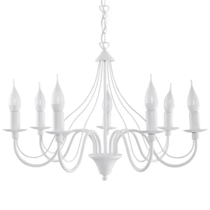 Lampa wisząca MINERWA 7 biała żyrandol SL.0215 SOLLUX LIGHTING