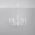 Lampa wisząca MINERWA 7 biała żyrandol SL.0215 SOLLUX LIGHTING